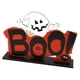 thumbnail image 1 of Decoración de Madera Injueey Patrón de Halloween Estampado de Calabaza Letrero Decorativo, 1 of 6
