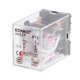 thumbnail image 2 of Ofertas únicas HH52P Relé de potencia electromagnético de 8 pines AC 12V DPDT con luz LED roja, 2 of 3