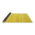 thumbnail image 2 of Ahgly Company Indoor Square Abstract Yellow Contemporary Area Rugs, 7' Square, 2 of 4