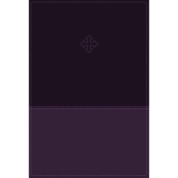 The Amplified Large Print Study Bible (Imitation Leather, Purple)