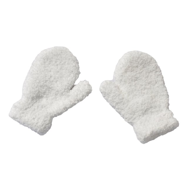 Manoplas de invierno para niños pequeños Guantes de punto suave multicolor Manoplas gruesas protectoras contra el frío 921