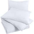 thumbnail image 3 of Funda Nórdica Blanca 220x260 cm con 2 Fundas de Almohada 50x75 cm - Juego de Cama 220x260 cm - Juegos de Funda Nórdica de Microfibra Cepillada, 3 of 5