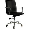 Fine Mod Imports Confreto Office Conference Room Chair Mid Back, Dark Brown