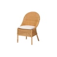 thumbnail image 2 of bali & pari Tyrone 5-Piece Rattan Dining Set - Round Wicker Table with Scallop Edge and 4 Side Chairs, Handwoven Boho Style for Dining, Kitchen or Sun Room, Light Honey, 2 of 3