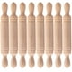 thumbnail image 1 of ColoMX 8pcs de madera diminuto de rodillo simulación de rodillo de madera de madera de masa pequeña decoración de la casa mini casa, 1 of 7