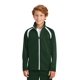thumbnail image 1 of Chaqueta deportiva Sport-Tek® Tricot para jóvenes. YST90 Verde Bosque/Blanco XS deporte-tek YST90, 1 of 1