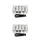 thumbnail image 4 of Speravity 20 piezas ABS tapa de válvula de neumático de coche portátil Universal Hexagonal automotriz Protector parte accesorios plata Plata 2piezas, 4 of 6