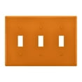 2 Gang Light Switch Cover Plate Orange Wall Plate Decorate Electrical
