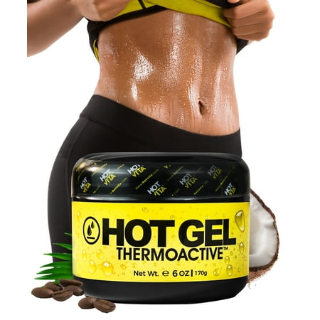 Hot Vita Body Slimming Thermogenic Gel – Enhanced Workout Sweat Coconut