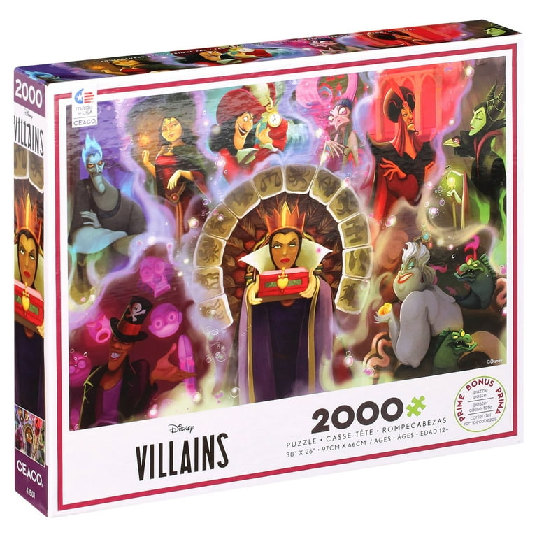 Ceaco - Disney Villains 2 - 2000 Piece Jigsaw Puzzle - Walmart.com