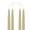 Cafe Au Lait, variant on Premium Beeswax Blended Taper Candles - Two Pair Bundle - 15 Inches