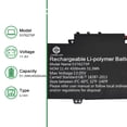 thumbnail image 2 of Batería para portátil JIAZIJIA 5376275P 11,4 V 51,3 Wh para Gateway, 2 of 5