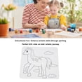 thumbnail image 3 of DIY Predrawn  Animal Outline Painting Board With Recessed Stand On Back For Kids Educational Fun, 3 of 8