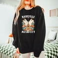 thumbnail image 3 of Nashville Music City Guitar Grunge - Womens Lightweight Garment Dyed Sweatshirt, 3 of 7