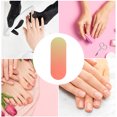 thumbnail image 6 of Unique Bargains Durable Mini Straight Sponge Nail Files 30 Pcs Orange Yellow Gradient, 6 of 6