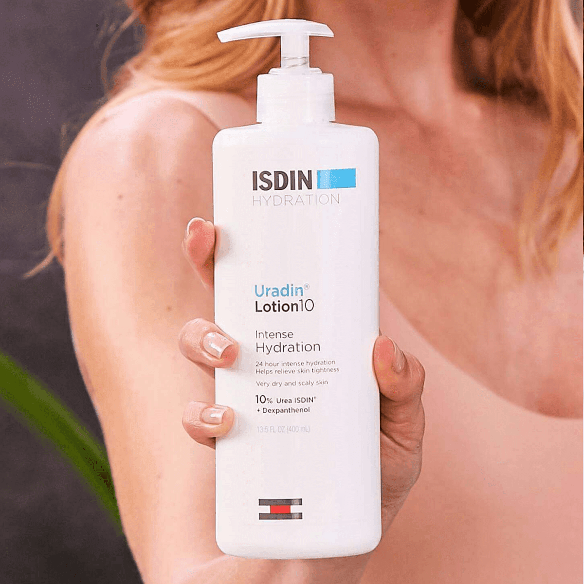 ISDIN Body Lotion Uradin 10, 24 Hour Intense Hydration, Fast Absorbing, 13.5 Fl Oz
