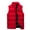 Red, variant on men winter warm down quilted vest body sleeveless padded jacket coat outwear