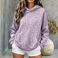 thumbnail image 2 of HCYSFG Cheetah Print Hoodies For Women Leopard Print Sweatshirts Hooded Long Sleeve Pullover Kangaroo Pocket Relaxed Fit Pullovers, 2 of 4