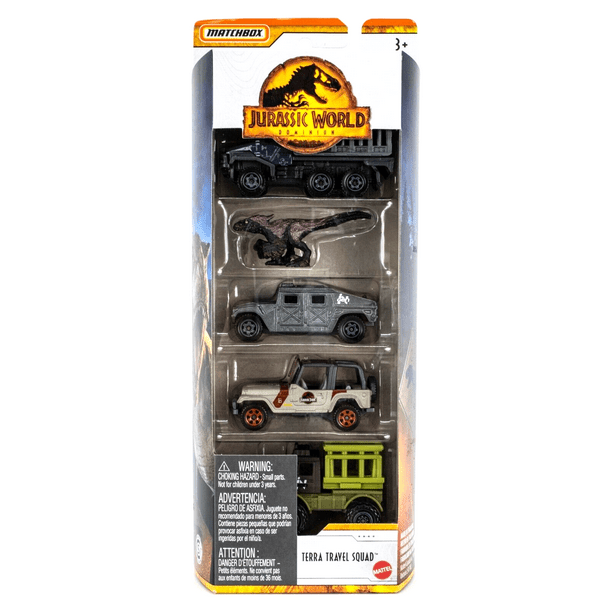 Matchbox Jurassic World Dominion 164 Diecast Vehicle & Dinosaur 5