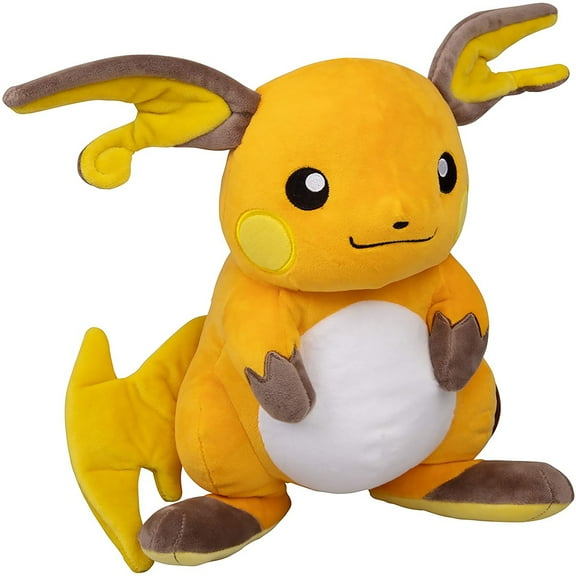 Plush Toy, Rai-chu 12” Electric Mouse-Inspired Plush Stuffed Animal – Soft Anime-Style Yellow Creature Toy for Kids, Collectors & Gift Giving