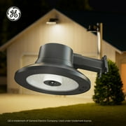 GE Outdoor Security LED Area Light with Motion & Dusk to Dawn Sensor, Solar Light, 1200 Lumens