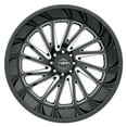 thumbnail image 2 of Tuff Aluminum Rim T2A 20X12in Gloss Black with Milled Spokes Finish, 2012T2A-56140B12L, 2 of 3