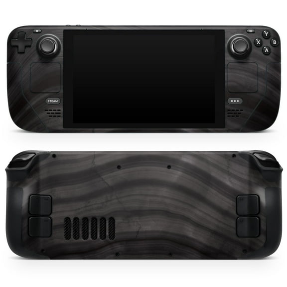 Design Skinz - Compatible with Steam Deck - Skin Decal Protective Scratch-Resistant Removable Vinyl Wrap Cover - Vivid Agate Vein Slice Foiled V10