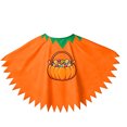 thumbnail image 5 of Rggeeun Adults Halloween Cape Colorful Candy & Pumpkin Bag Pattern Pointed Hem Crew Neck Flowy Breathable for Halloween Workout Classic Capes,Orange,One Size, 5 of 5