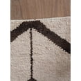 thumbnail image 4 of HAND KNOTTED WOOL GEOMETRIC MODERN AREA RUGS - 5'x8', Rectangle Shape, Beige Brown Color, Classic Traditional Design, Low Pile Handmade Area Rugs for Living Room, Bed Room (N01052), 4 of 8