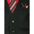 thumbnail image 4 of Avery Hill Boys 4 Piece Pinstripe Vest Set (Toddler, Little Boys, Big Boys), 4 of 4