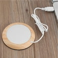 thumbnail image 3 of YATLTE USB Cup Mug Heating Mat, Candle Wax Warmer Smart Electric Cup Warmer, Coffee Mug Warmer for Office Home Desk, Heater Insulation Pad Coaster Cup Warmer Heating Plate, 3 of 5
