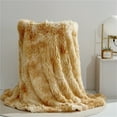 thumbnail image 4 of Ywuzuh Fuzzy Plush Flannel Blanket Fuzzy Fluffy Blankets & Throws - Sherpa Fleece Faux Fur Blanket for Couch, Bed, Sofa Frye Blanket, 4 of 9
