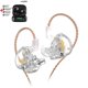 thumbnail image 1 of Auriculares con cable KZ EDX con micrófono dinámico HIFI Bass Music auriculares en el oído Monitor auriculares con cancelación de ruido auriculares deportivos Tan Jianjun unisex, 1 of 2