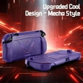 thumbnail image 4 of Switch 2 Case for Console, Hard Protective Mecha Style Drop Resistant NS2 Case, Cool Design Switch 2 Accessories for NS2 2025 (Purple), 4 of 13