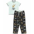 thumbnail image 3 of Lazy One Women's Pajama Set, Short Sleeves with Cute Prints, Relaxed Fit, Trophy Wife, 3 of 7