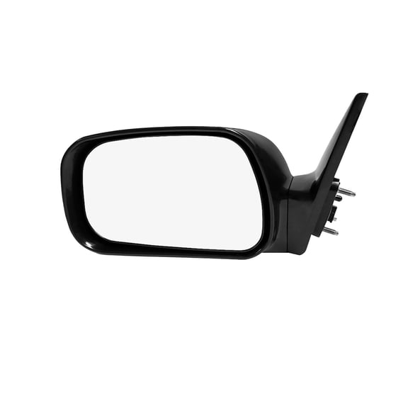 Left Driver Side Power Nonfolding Usa Built View Mirror Chrome/Flat Black Smooth 5H3P For 2002-2006 Toyota Camry