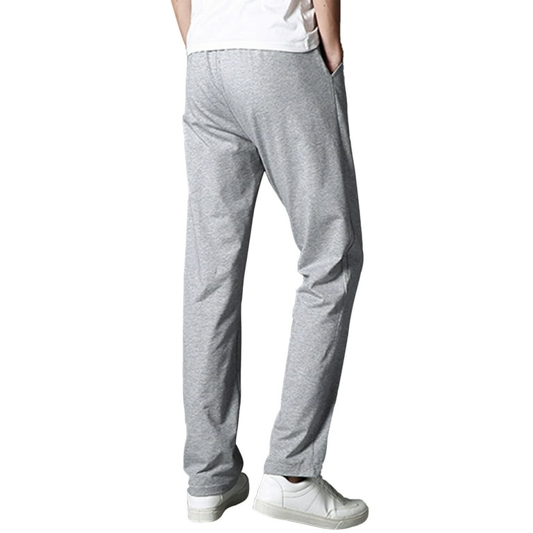 gå på arbejde lanthan selv Men's Fashion Jogger Sweatpants Casual Drawstring Athletic Workout Pants  Fitness Running Pants with Zipper Pockets - Walmart.com