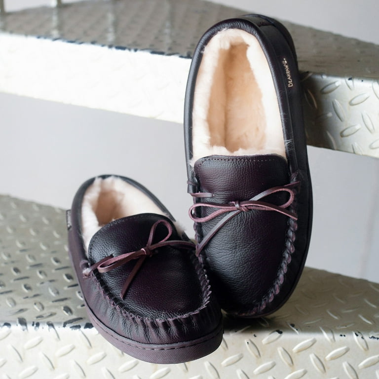 Bearpaw mach iv men's leather slippers hot sale
