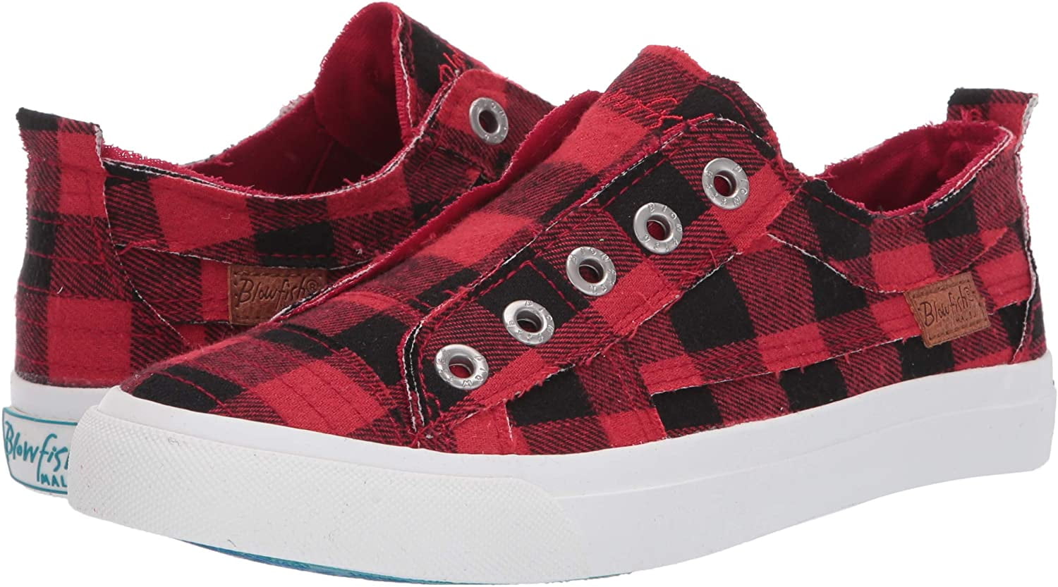 Buffalo plaid store blowfish shoes
