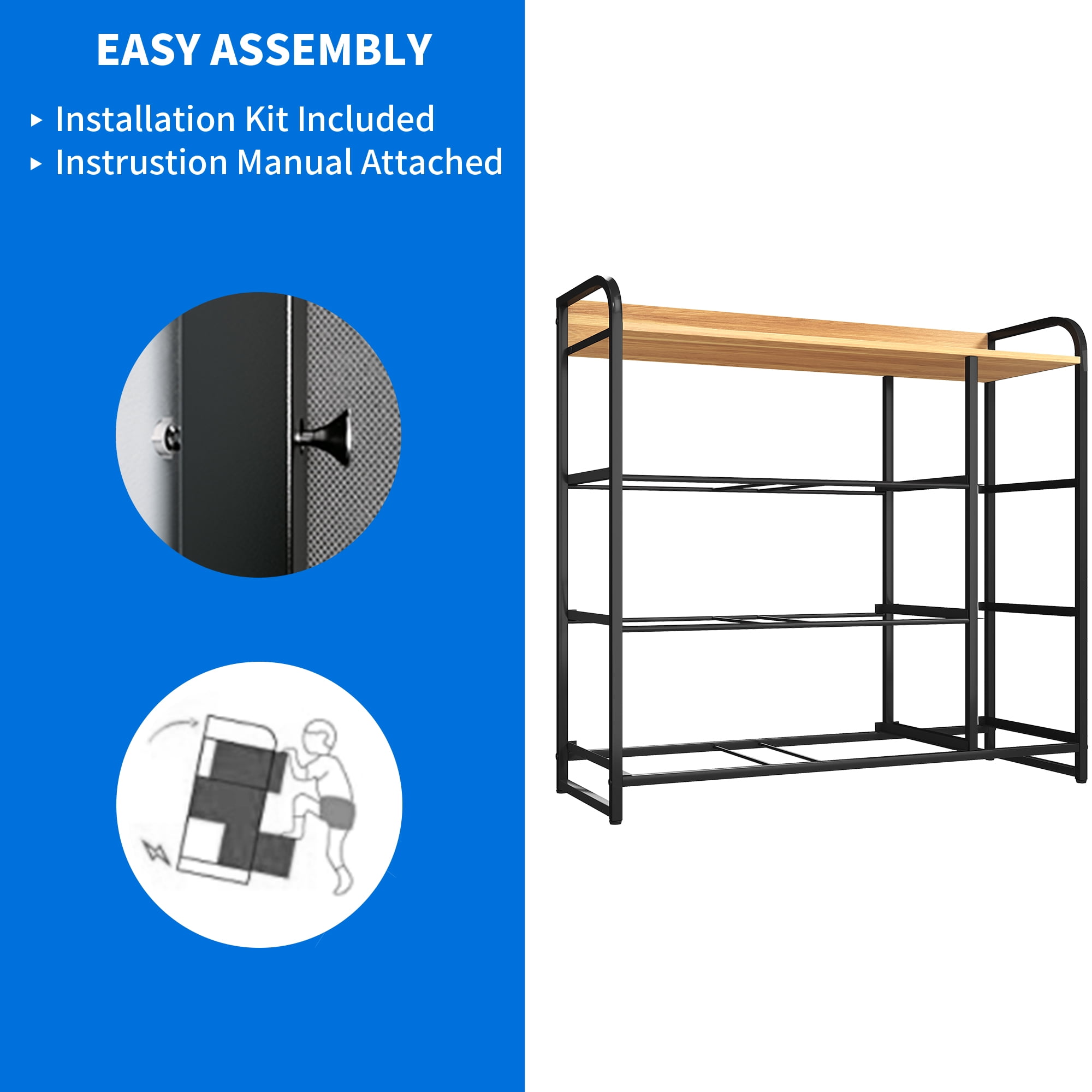 Uforic 7 Storage Dresser,Fabric Drawers Steel Frame & Wooden Top Versatile Organizer for Bedroom, Living Room, Hallway & Closet Dark Gray