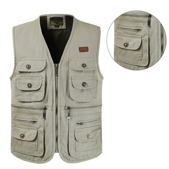 Hunting VestCargo Vest Multi Pockets Fishing Vest Camera Vest Reliable and Durable