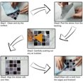 thumbnail image 3 of 25 Pcs Brick Kitchen Self Adhesive Splashback Kitchen Wall Stickers Bathroom Kitchen Self Adhesive Wall Tiles, 3 of 5