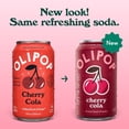 thumbnail image 3 of OLIPOP Prebiotic Soda Cherry Cola, Prebiotic Soft Drink, 12 fl oz Cans, 6-Pack, 3 of 6
