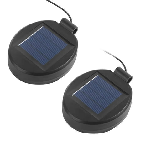 

Erthree 2pcs Turnover Lawn Light Portable Battery DIY Home Solar Cell Panel Rechargeable