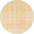 thumbnail image 1 of Ahgly Company Indoor Round Abstract Khaki Gold Solid Area Rugs, 5' Round, 1 of 6