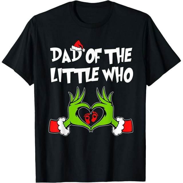 T-Shirt Assorti pour Couples Grossesse de Noël - comme sur l'Image - TG