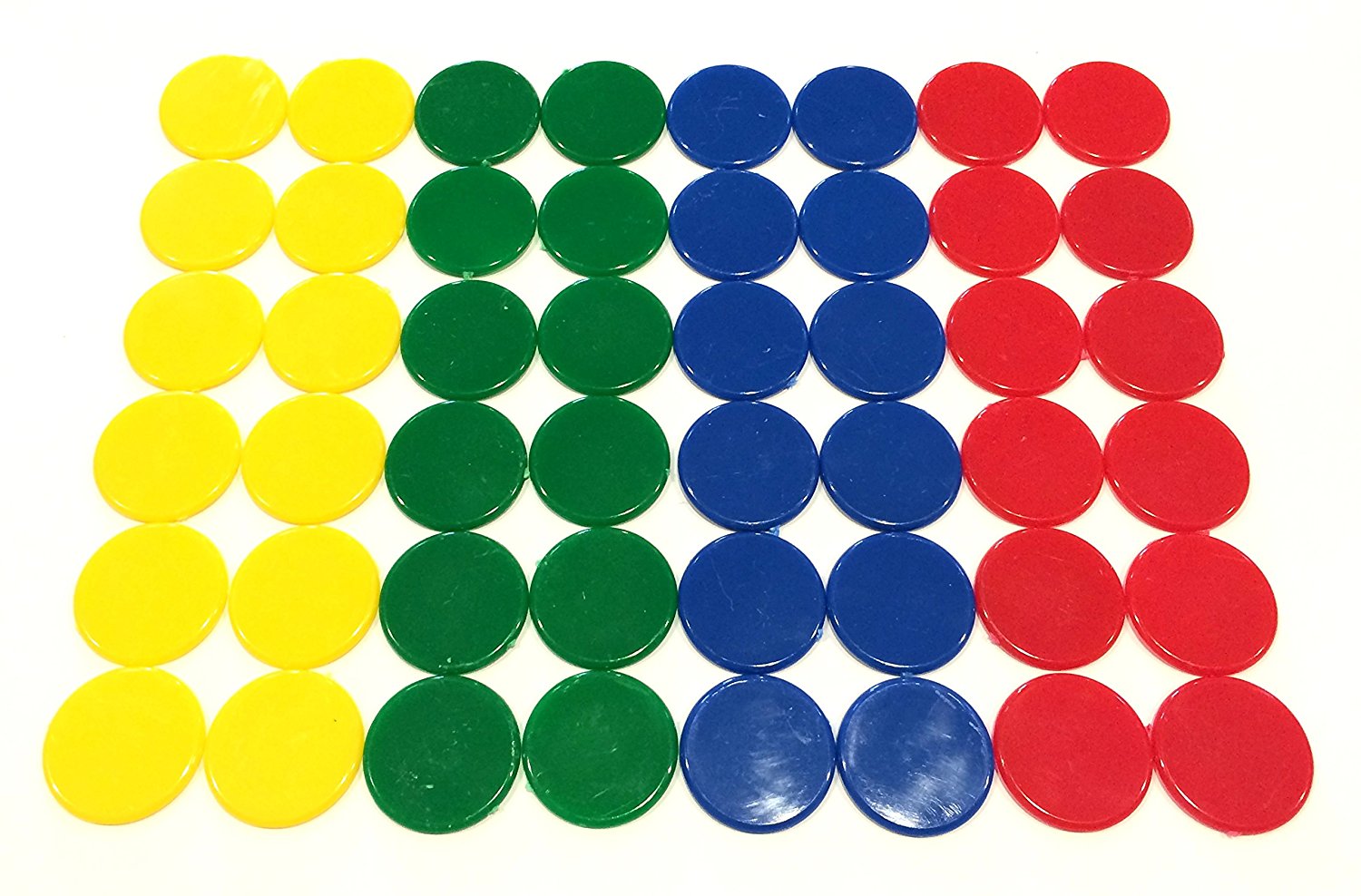 Red bingo chips