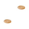 thumbnail image 1 of Inteprter Cojines redondos para sillas, cojín de felpa de estilo japonés, cojines antideslizantes para sillas de comedor, alfombrilla para Blanco tostado 2Conjunto, 1 of 6
