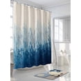 thumbnail image 3 of Fsddascl Blue Botanical Shower Curtain Set - 54" x 78" Washable Bathtub Curtain with 12 Hooks, Spring Summer Farmhouse Retro Beige Waterproof Fabric Stall Shower Curtains for Bathroom/Bathtub Décor, 3 of 6