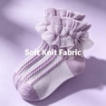 thumbnail image 5 of TELOLY 3Pairs Kids Socks,,Breathable & Sweat-Wicking Lace Socks,Lace Ruffle Socks, 5 of 7